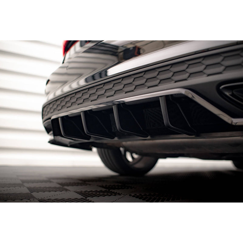 Maxton rear splitter til Audi A3 S-Line Sedan 8Y – blank sort – billede 4 af 7