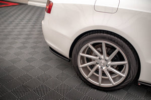 Maxton rear splitter til Audi A5 Coupe 8T Facelift – blank sort – billede 2 af 7