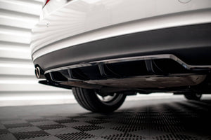 Maxton rear splitter til Audi A5 Coupe 8T Facelift – blank sort – billede 3 af 7