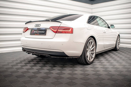 Maxton rear splitter til Audi A5 Coupe 8T Facelift – blank sort – billede 5 af 7