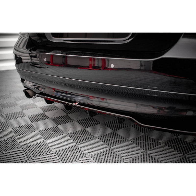 Maxton rear splitter til BMW 3 Sedan E90/E91 – blank sort – billede 2 af 5
