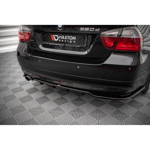 Maxton rear splitter til BMW 3 Sedan E90/E91 – blank sort – billede 1 af 5