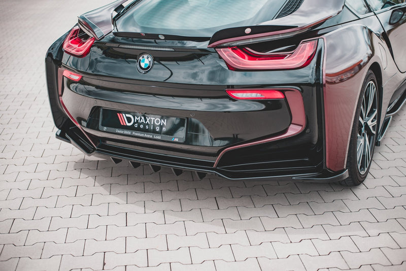 Maxton rear splitter til BMW i8 – blank sort – billede 1 af 9