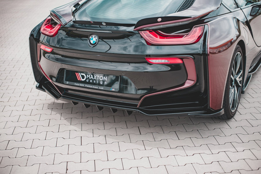 Maxton rear splitter til BMW i8 – blank sort – billede 1 af 9