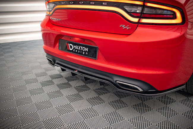 Maxton rear splitter til Dodge Charger RT Mk7 Facelift – blank sort – billede 1 af 6