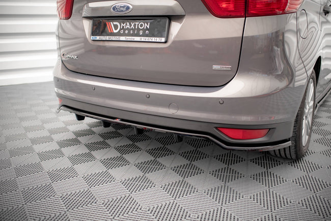 Maxton rear splitter til Ford C-Max Mk2 – blank sort – billede 1 af 7