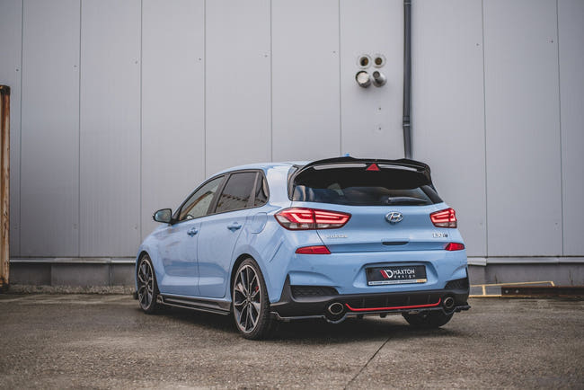 Maxton rear splitter til Hyundai I30 N Mk3 Hatchback – blank sort – billede 2 af 7
