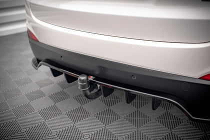 Maxton rear splitter til Hyundai ix35 Mk1 – blank sort – billede 4 af 7