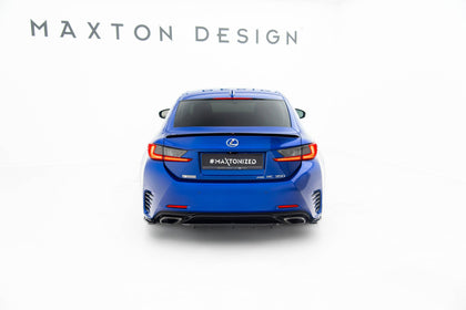 Maxton rear splitter til Lexus Rc Mk1 – blank sort – billede 2 af 8