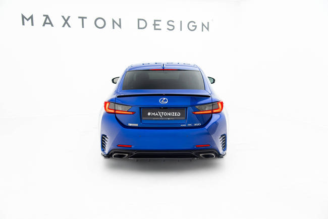 Maxton rear splitter til Lexus Rc Mk1 – blank sort – billede 2 af 8