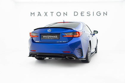 Maxton rear splitter til Lexus Rc Mk1 – blank sort – billede 3 af 8