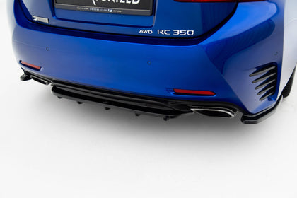 Maxton rear splitter til Lexus Rc Mk1 – blank sort – billede 1 af 8