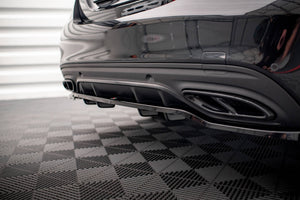 Maxton rear splitter til Mercedes-Benz C AMG-Line W205 Facelift – blank sort – billede 4 af 7