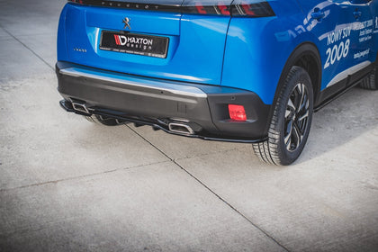 Maxton rear splitter til Peugeot 2008 Mk2 – blank sort – billede 6 af 8