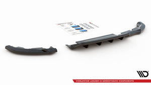 Maxton rear splitter til Renault Clio Mk5 – blank sort – billede 4 af 5