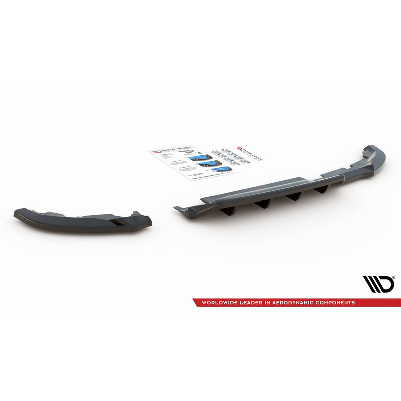 Maxton rear splitter til Renault Clio Mk5 – blank sort – billede 4 af 5