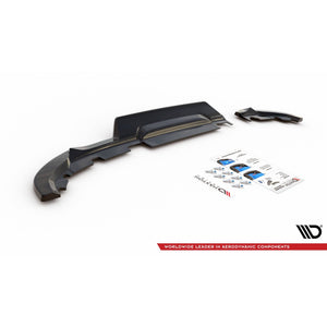 Maxton rear splitter til Renault Clio Mk5 – blank sort – billede 5 af 5