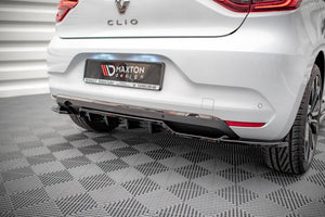 Maxton rear splitter til Renault Clio Mk5 – blank sort – billede 1 af 5