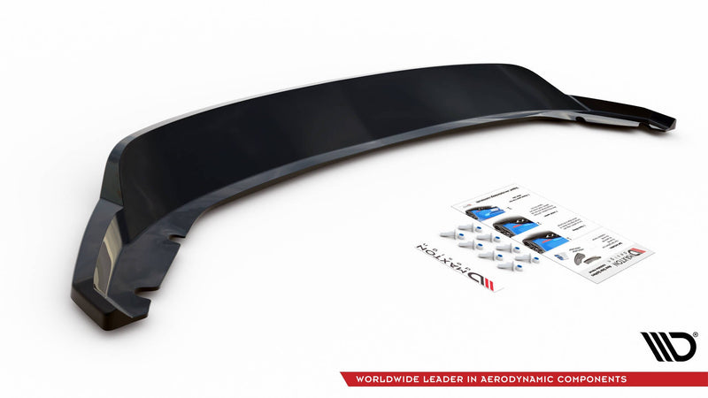 Maxton rear splitter til Seat Leon Hatchback Mk3 – blank sort – billede 4 af 4