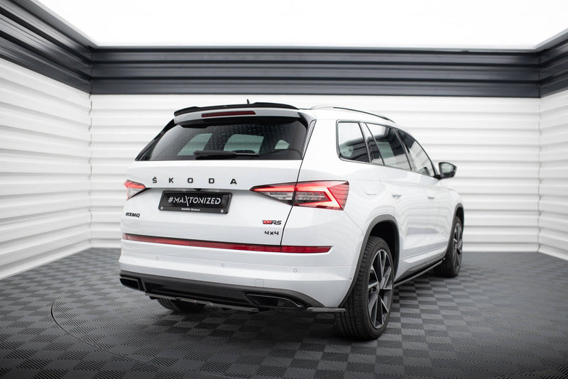 Maxton rear splitter til Skoda Kodiaq RS Mk1 / Mk1 Facelift – blank sort – billede 1 af 5