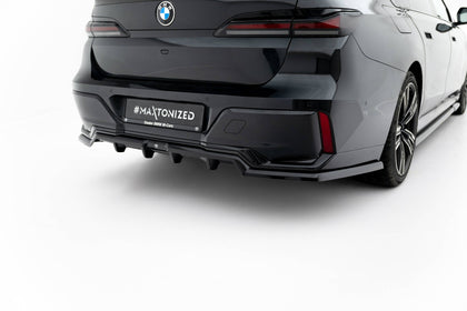 Maxton rear splitter til BMW 7 M-Pack G70 – blank sort – billede 2 af 7