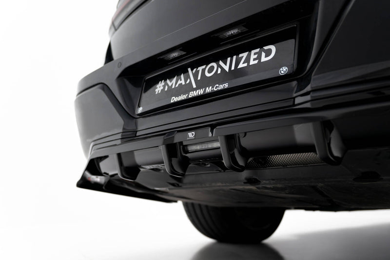 Maxton rear splitter til BMW 7 M-Pack G70 – blank sort – billede 4 af 7