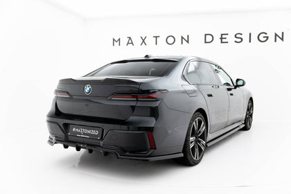 Maxton rear splitter til BMW 7 M-Pack G70 – blank sort – billede 1 af 7