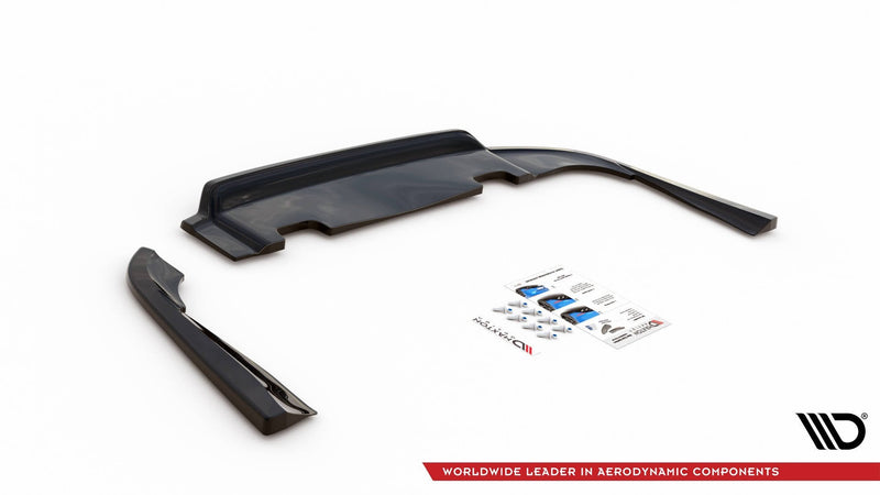 Maxton rear splitter til Volvo V90 Mk2 – blank sort – billede 4 af 5