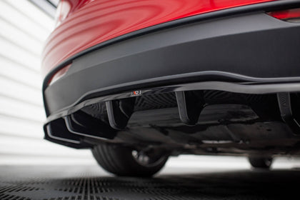 Maxton Rear Splitter (With Vertical Bars) V.1 Tesla Model 3 Project Highland (Facelift)