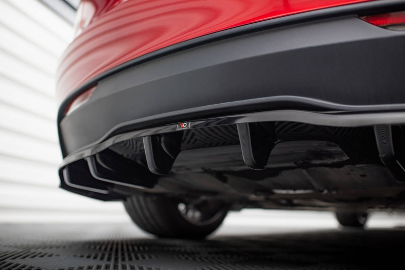 Maxton Rear Splitter (With Vertical Bars) V.1 Tesla Model 3 Project Highland (Facelift)