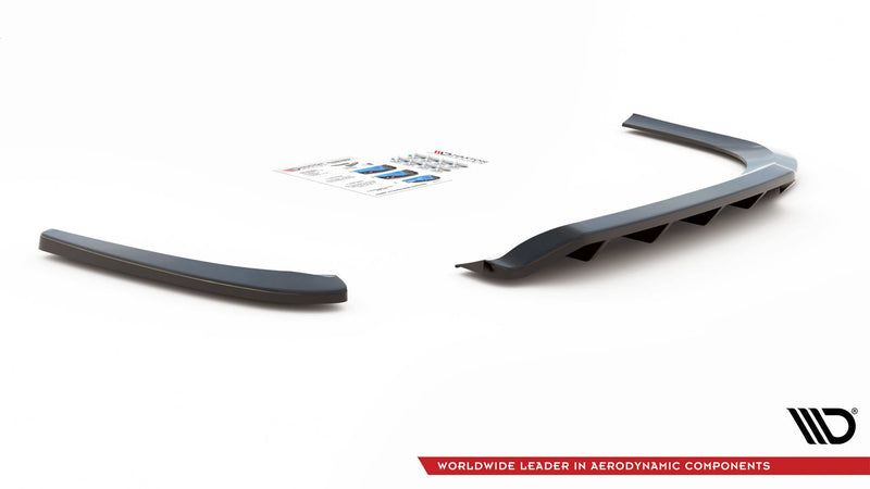 Maxton rear splitter til Volkswagen Passat CC – blank sort – billede 5 af 6