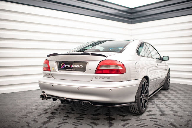 Maxton rear splitter til Volvo C70 Mk1 – blank sort – billede 1 af 7