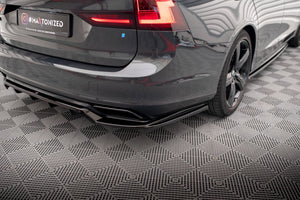 Maxton rear splitter til Volvo V90 / S90 R-Design Mk2 – blank sort – billede 3 af 6