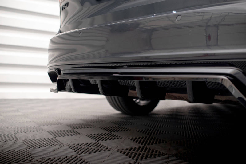 Maxton rear splitter til Volvo V90 / S90 R-Design Mk2 – blank sort – billede 4 af 6