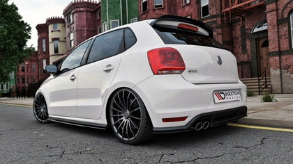 Maxton rear splitter til Volkswagen Polo GTI Mk5 Facelift – blank sort – billede 1 af 3