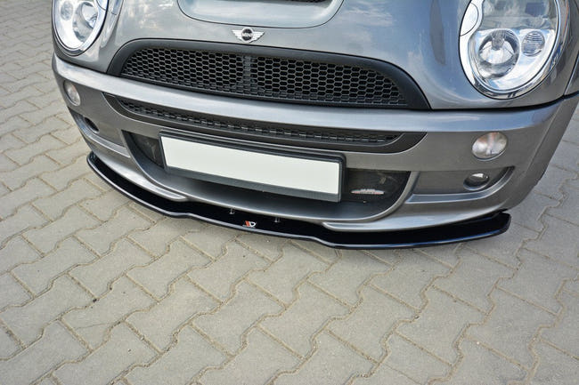 Maxton frontsplitter til Mini R53 Cooper S JCW – blank sort – billede 1 af 4
