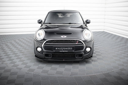 Maxton frontsplitter til Mini Cooper S F56 / F56 Facelift – blank sort – billede 2 af 5