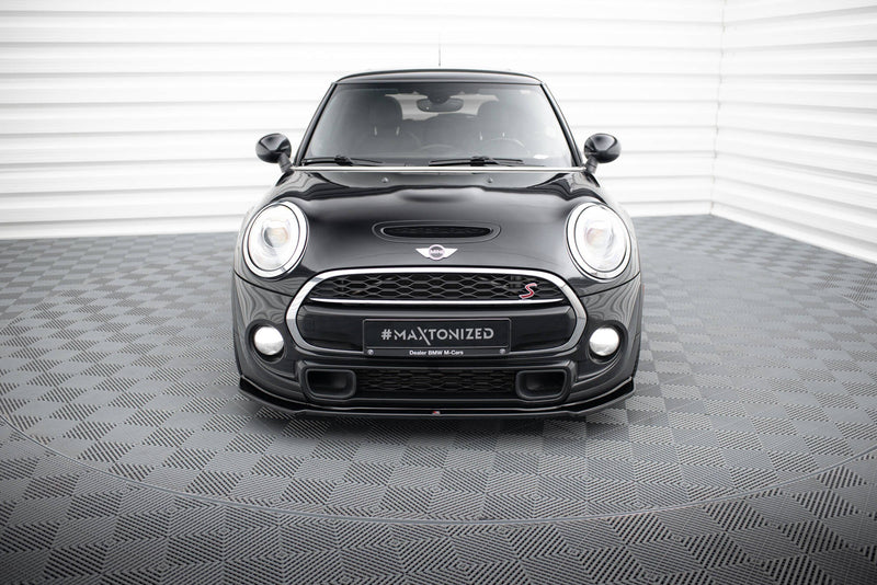 Maxton frontsplitter til Mini Cooper S F56 / F56 Facelift – blank sort – billede 2 af 5