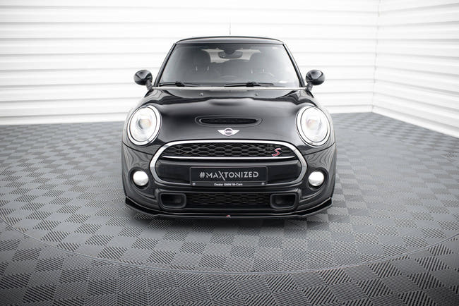 Maxton frontsplitter til Mini Cooper S F56 / F56 Facelift – blank sort – billede 2 af 5