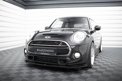 Maxton frontsplitter til Mini Cooper S F56 / F56 Facelift – blank sort – billede 1 af 5