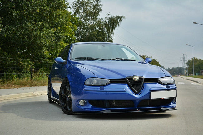 Maxton frontsplitter til Alfa Romeo 156 GTA – blank sort – billede 1 af 6