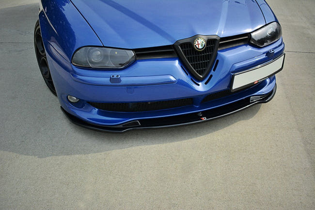 Maxton frontsplitter til Alfa Romeo 156 GTA – blank sort – billede 2 af 6