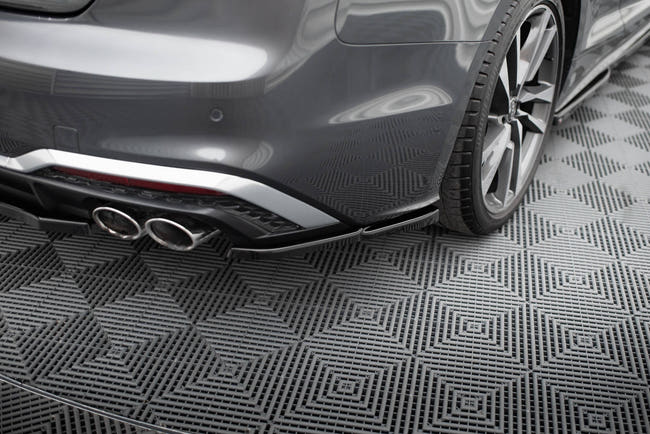 Maxton side splitters til Audi S5 Sportback / Coupe F5 Facelift – blank sort – billede 1 af 5