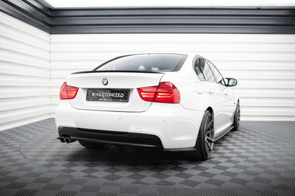 Maxton Rear Side Splitters BMW 3 E90 Mpack - Gloss Black