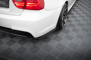 Maxton Rear Side Splitters BMW 3 E90 Mpack - Gloss Black