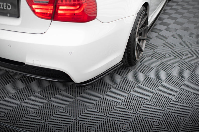 Maxton Rear Side Splitters BMW 3 E90 Mpack - Gloss Black