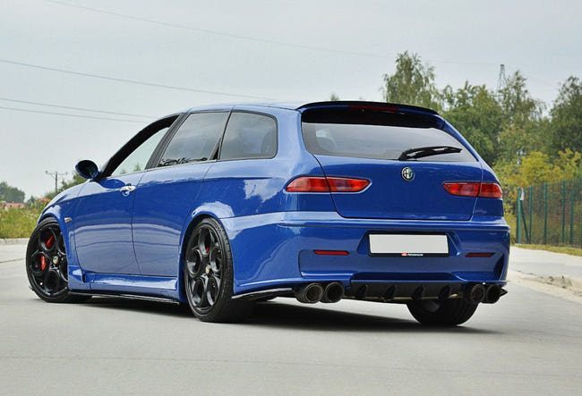 Maxton side splitters til Alfa Romeo 156 GTA SW – blank sort – billede 2 af 5