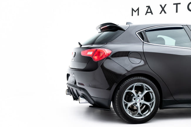 Maxton Rear Side Splitters Alfa Romeo Giulietta - Gloss Black