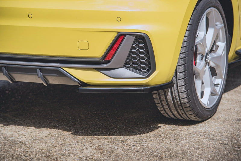 Maxton Rear Side Splitters Audi A1 S-Line Gb - Gloss Black