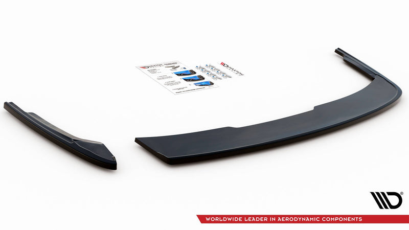 Maxton side splitters til Audi A4 B9 – blank sort – billede 4 af 5